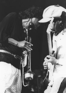 Miles Davis, Last Performance at North Sea Jazz Festival, Netherlands, 1991. Creator: Brian Foskett
