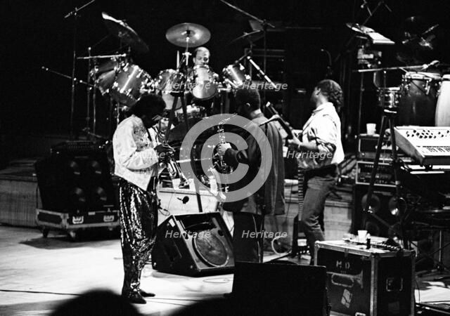 Miles Davis,  Royal Festival Hall,  London, 1987.   Artist: Brian O'Connor.