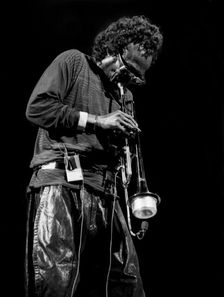 Miles Davis, Royal Festival Hall, London, 1989. Artist: Brian O'Connor