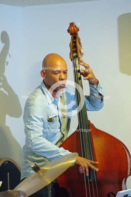Miles Danso, Splash Point Jazz, Eastbourne, East Sussex, UK, 28 Aug 2019. Creator: Brian O'Connor.