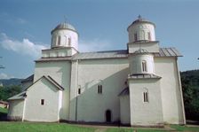 Mileseva Monastery, near Prijepolje, south-west Serbia. Creator: Vivienne Sharp
