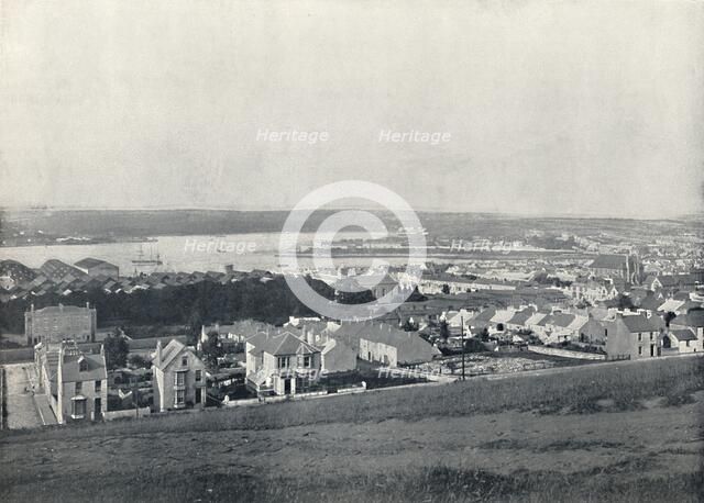 'Milford Haven - General View of the Town and the Haven', 1895. Artist: Unknown.
