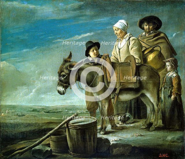 Milkmaid's Family, 1640. Creator: Louis Le Nain.