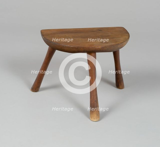 Milking Stool, 1841/60. Creator: Shaker Colony.