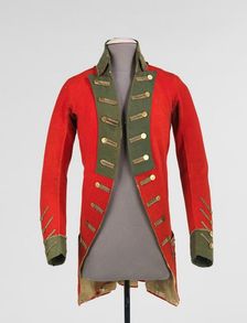 Military coat, American, 1775-83. Creator: Unknown