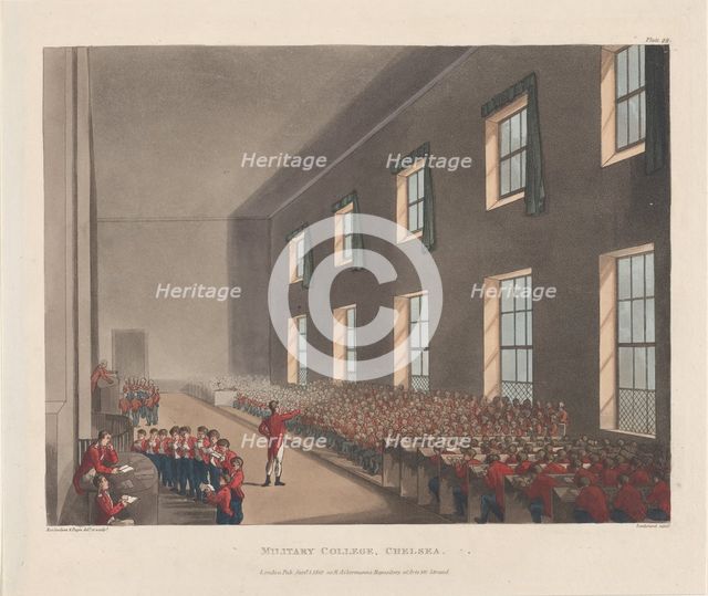 Military College, Chelsea, January 1, 1810., January 1, 1810. Creator: J. Bluck.