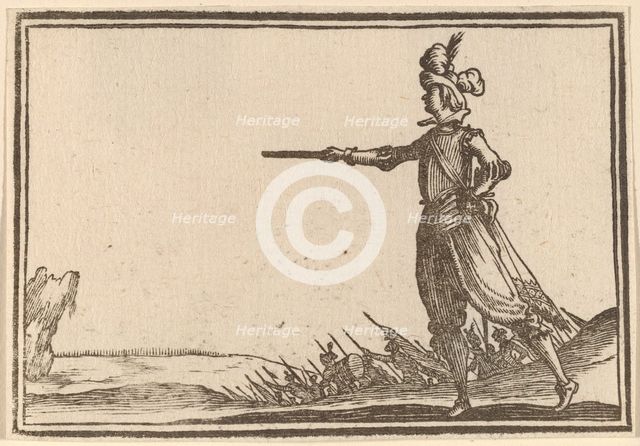 Military Commander on Foot, 1621. Creator: Edouard Eckman.