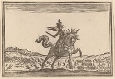 Military Commander on Horseback, 1621. Creator: Edouard Eckman