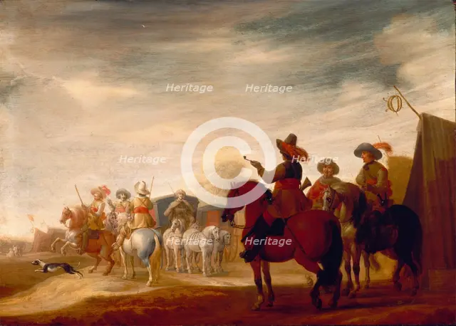 Military Camp, 1642. Creator: Jan Jacobsz van der Stoffe.