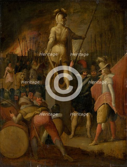 Military camp, c1600. Creator: Louis de Caullery.