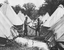 Military camp, Fort Sheridan, Illinois, USA, 1928