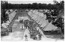 Military camp, Fort Sheridan, Illinois, USA, 1930