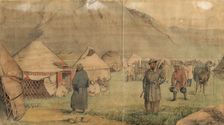 Military camp, late 1860s. Creator: Mikhail Znamensky