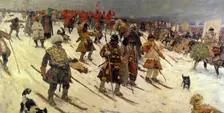 Military Campaign of the Russians in the 16th century 1903. Artist: Sergei Ivanov