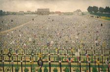 Military cemetery at Châlons-sur-Marne, 1917