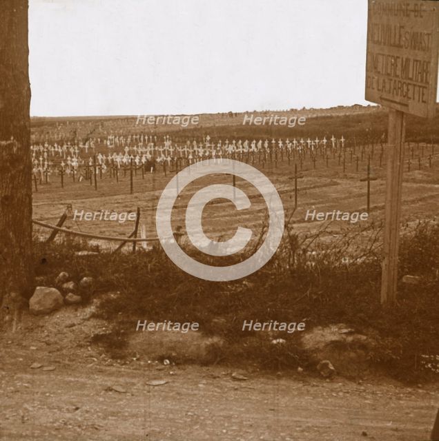 Military cemetery, Neuville-Saint-Vaast, northern France, c1914-c1918. Artist: Unknown.