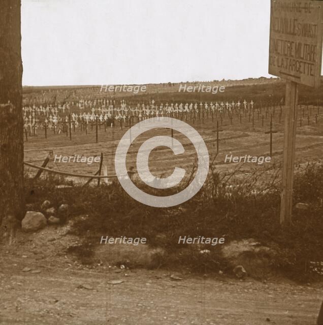 Military cemetery, Neuville-Saint-Vaast, northern France, c1914-c1918. Artist: Unknown.