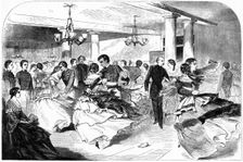 Military Academy, The Hop, Cozzens Hotel 1859.Artist: Winslow Homer
