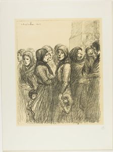 Military Allocation, 1915. Creator: Theophile Alexandre Steinlen