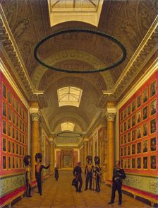 Military Gallery of the Winter Palace, 1829. Creator: Grigory Chernetsov