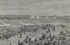 Military drill at Dehesa de los Carabancheles, Madrid, Spain, 3 November 1878. Creators: Ricardo Balaca, Eugenio Vela
