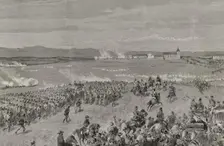 Military drill at Dehesa de los Carabancheles, Madrid, Spain, 3 November 1878. Creators: Ricardo Balaca, Eugenio Vela