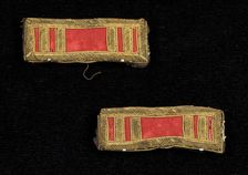 Military epaulets, American, 1864. Creator: Unknown