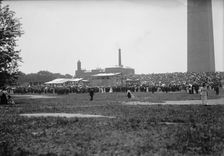 Military Field Mass By Holy Name Soc. of Roman Catholic Church - General View, 1910. Creator: Harris & Ewing