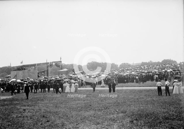 Military Field Mass By Holy Name Soc. of Roman Catholic Church - General View, 1910. Creator: Harris & Ewing.