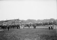 Military Field Mass By Holy Name Soc. of Roman Catholic Church - General View, 1910. Creator: Harris & Ewing