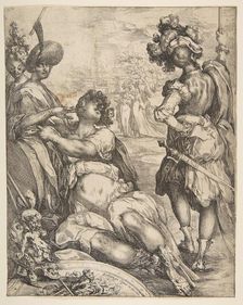 Military Figures outside a City, 1595-1616. Creator: Jacques Bellange