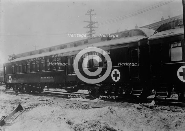 Military Hospital Car, C.P.R'Y., between c1915 and 1917. Creator: Bain News Service.