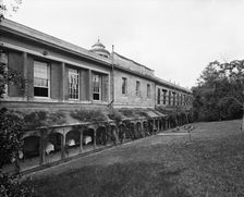 Military hospital at Woburn Abbey, Bedfordshire, July 1915. Artist: H Bedford Lemere
