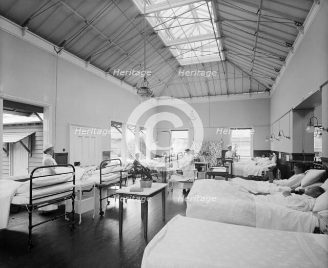 Military hospital, Woburn Abbey, Bedfordshire, July 1915. Artist: H Bedford Lemere.