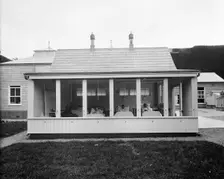 Military hospital, Woburn Abbey, Bedfordshire, July 1915. Artist: H Bedford Lemere