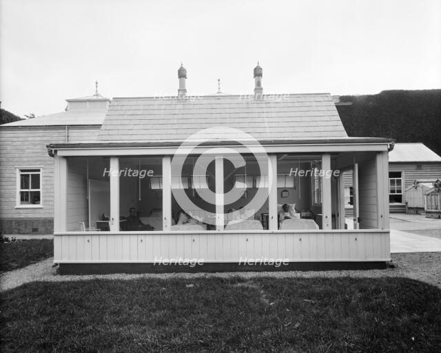Military hospital, Woburn Abbey, Bedfordshire, July 1915. Artist: H Bedford Lemere.