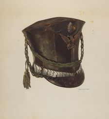 Military Headdress, c. 1938. Creator: James Vail