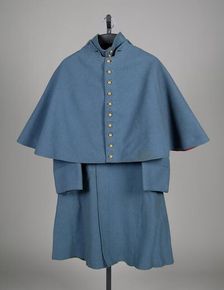 Military overcoat, American, ca. 1890. Creator: Unknown
