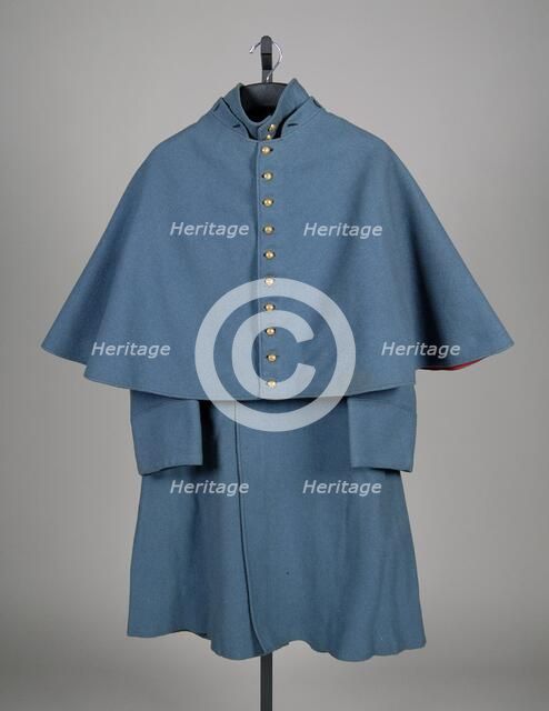 Military overcoat, American, ca. 1890. Creator: Unknown.