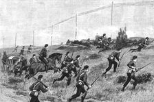 Military Manoeuvres at Aldershot: A Sham Fight; A Desirable Vantage Ground 1891. Creator: Unknown