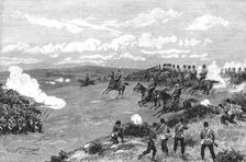 Military Manoeuvres at Aldershot: A Sham Fight; "Squares against Cavalry", 1891. Creator: Unknown