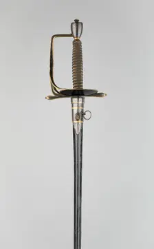 Military Smallsword and Scabbard of a Member of the British Royal Family, England, 1787/91. Creator: John Highlord Bland