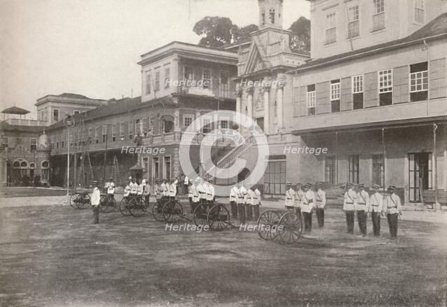 'Military Police: A machine gun section', 1914. Artist: Unknown.