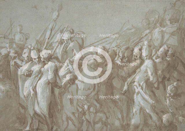 Military Procession, 16th century. Creator: Hans Mont.