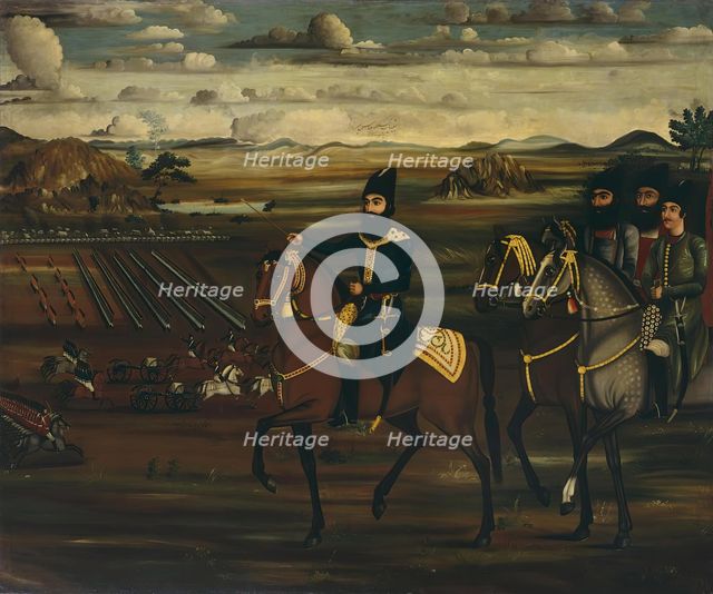 Military Review by Abbas Mirza, 1815-1816. Creator: Allahverdi Afshar.