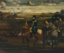 Military Review by Abbas Mirza, 1815-1816. Creator: Allahverdi Afshar