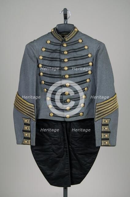 Military tail coat, American, ca. 1890. Creator: Unknown.