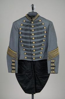 Military tail coat, American, ca. 1890. Creator: Unknown