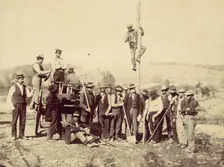 Military Telegraphic Corps, Army of the Potomac, Berlin, October 1862, 1862. Creator: Alexander Gardner