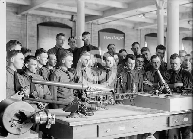 Military Training, 1917 or 1918. Creator: Harris & Ewing.